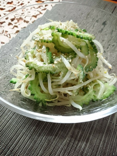 もやしとゴーヤの蒸しサラダ-レシピのメイン写真