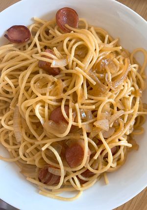 家の冷蔵庫にあるもので簡単ズボラパスタ-レシピのメイン写真