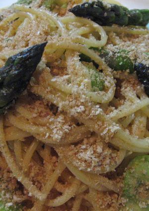 アスパラとそら豆の白胡麻たっぷりパスタ-レシピのメイン写真