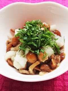 なめこと大根おろしのさっぱり和え-レシピのメイン写真