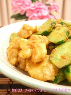 ☆鶏胸肉ときゅうりのピリ辛胡麻炒め☆-レシピのメイン写真