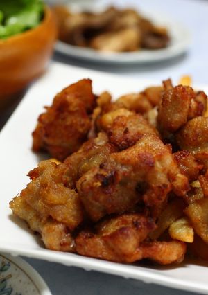 鶏もものにんにくから揚げ-レシピのメイン写真