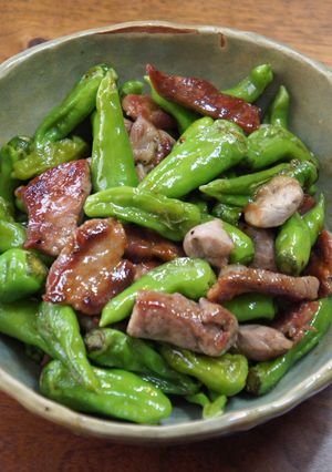 豚肉としし唐の炒め物-レシピのメイン写真