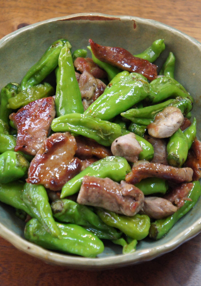 豚肉としし唐の炒め物-レシピのメイン写真