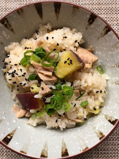 さつまいもとツナの炊き込みご飯-レシピのメイン写真