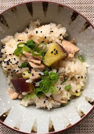 さつまいもとツナの炊き込みご飯-レシピのメイン写真