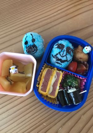 青鬼&フワッティー(青鬼オンライン)弁当-レシピのメイン写真