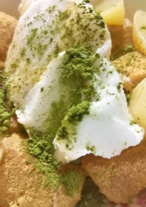 わらび餅とアイスのコラボ-レシピのメイン写真
