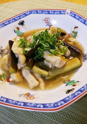 なすと鶏胸肉の炒めもの☆和風とろみあん-レシピのメイン写真