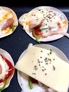 冷蔵庫にある物で簡単ピザ-レシピのメイン写真