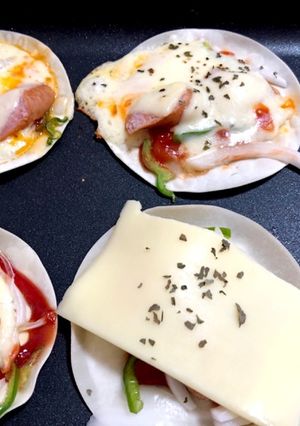 冷蔵庫にある物で簡単ピザ-レシピのメイン写真