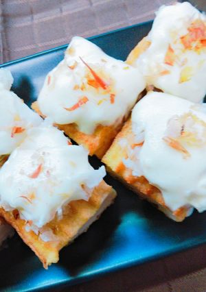 厚揚げの玉葱とマスカルポーネチーズ焼き-レシピのメイン写真