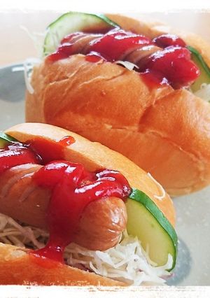 コストコディナーロールでミニホットドッグ-レシピのメイン写真