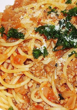 いつものボロネーゼ☆豚挽肉と出汁入り味噌-レシピのメイン写真