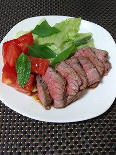 ダイエット中にはローストビーフ-レシピのメイン写真