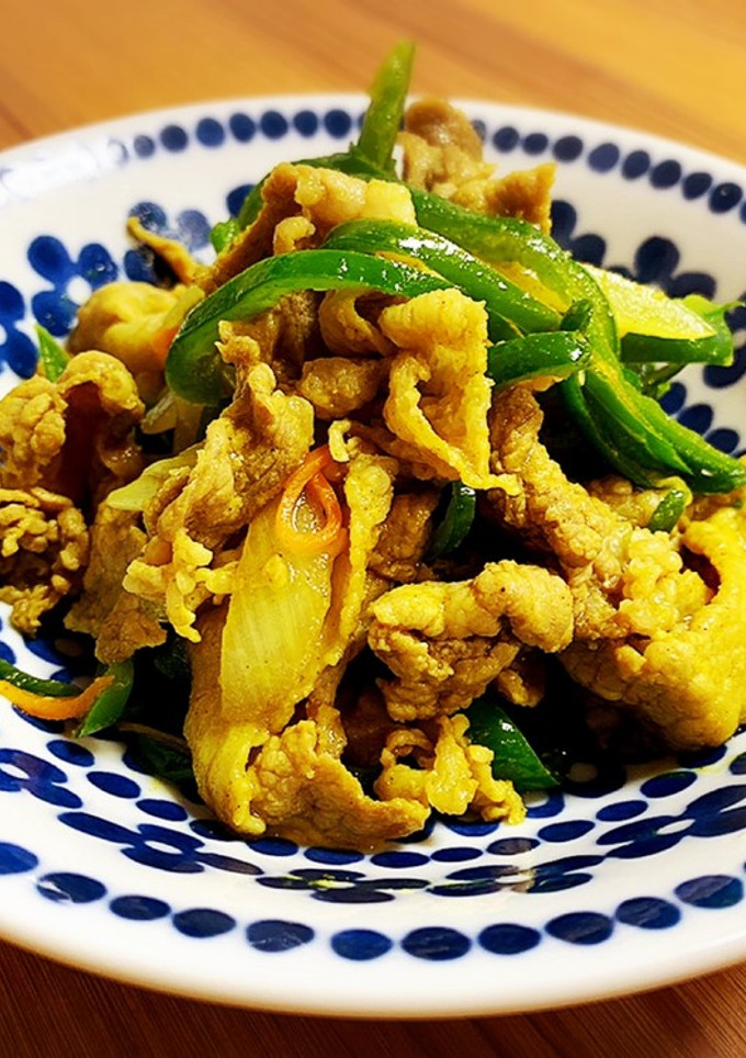 豚こまと野菜のカレー炒め-レシピのメイン写真