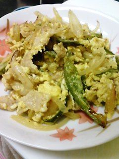 ~マヨで野菜炒めの卵とじ~-レシピのメイン写真
