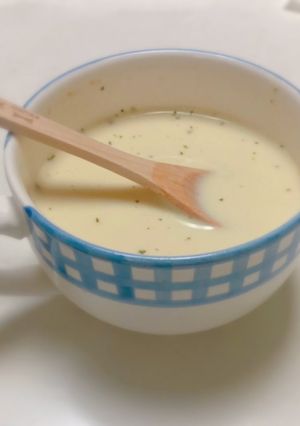 レンジで簡単 豆乳スープ-レシピのメイン写真