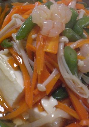 優しい味♪豆腐の野菜あんかけ-レシピのメイン写真