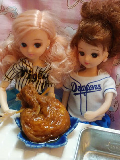 リカちゃんサイズ♡野球シリꕤ味噌餅巾着-レシピのメイン写真