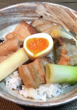 ♡鍋ひとつで簡単ほっこり豚の角煮丼♡-レシピのメイン写真