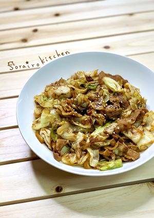 調味料４つ＊ご飯おいしい簡単ホイコーロー-レシピのメイン写真