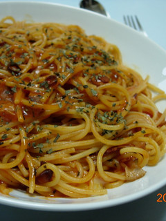 フライパンで作るトマトジュースパスタ-レシピのメイン写真