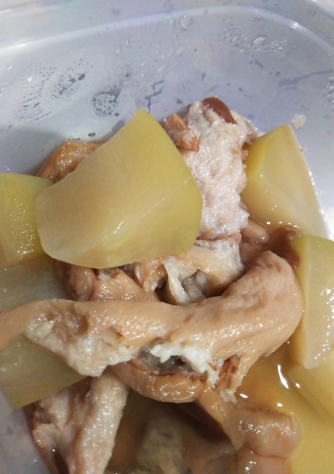 夕顔の煮物!作り置きに!冷たくも暖かくも-レシピのメイン写真