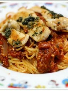 チキンのジェノバトマトスパゲティ-レシピのメイン写真