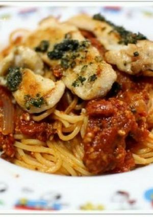 チキンのジェノバトマトスパゲティ-レシピのメイン写真