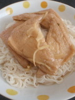 生姜きつねのそうめん-レシピのメイン写真