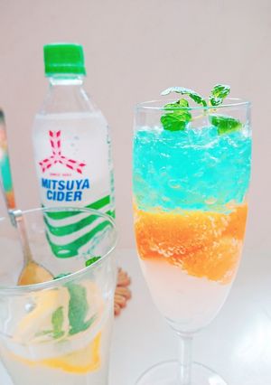 キラキラ夏色ゼリー-レシピのメイン写真