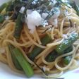 アスパラで♪和風パスタ