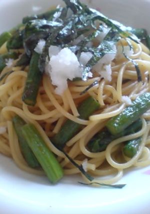 アスパラで♪和風パスタ-レシピのメイン写真