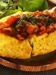 糖質制限にピッタリ★チーズオムレタス-レシピのメイン写真