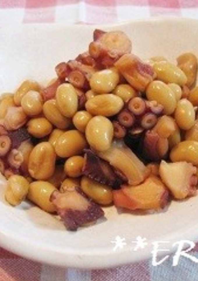 たこと大豆の煮物～♪♪-レシピのメイン写真