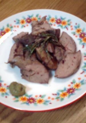 鶏レバーのオリーブ焼き-レシピのメイン写真