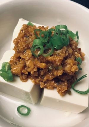 ソイ肉みそ豆腐（ヴィ—ガン向け）-レシピのメイン写真