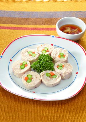 鶏ハムの野菜ロール-レシピのメイン写真