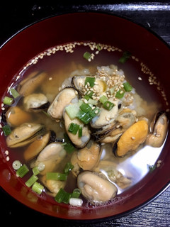 深川めし風ムール貝の汁かけ混ぜご飯-レシピのメイン写真