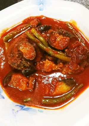 茄子たっぷりの煮込みハンバーグ-レシピのメイン写真