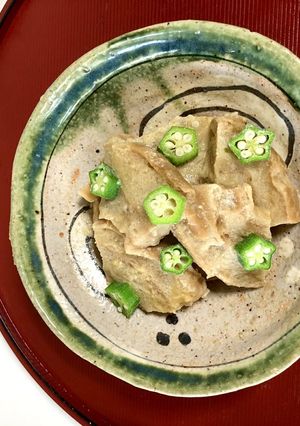 車麩の利久煮 ゴマたっぷりで煮上げます-レシピのメイン写真