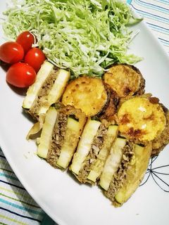 ズッキーニのはさみ揚げ☆カレー風味-レシピのメイン写真