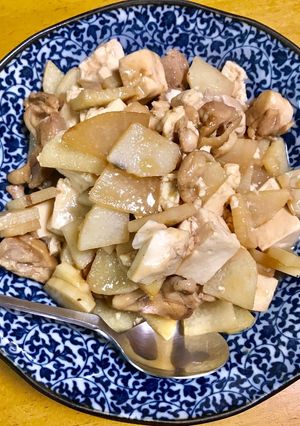 山芋と豆腐のさっぱりポン酢炒め-レシピのメイン写真