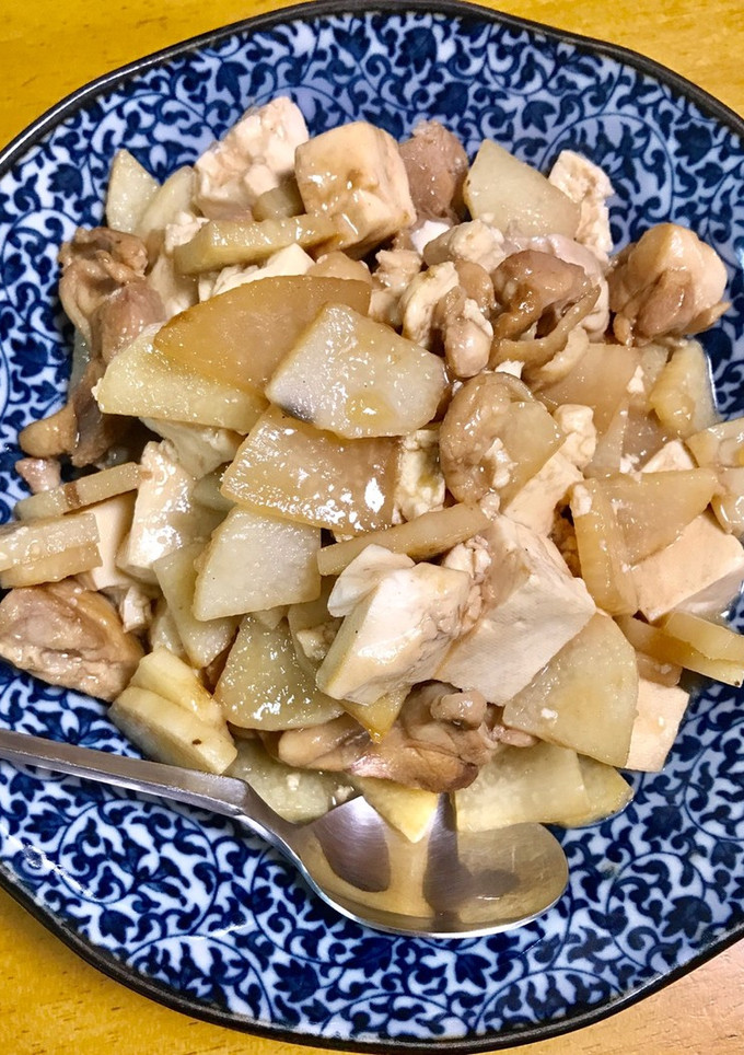 山芋と豆腐のさっぱりポン酢炒め-レシピのメイン写真