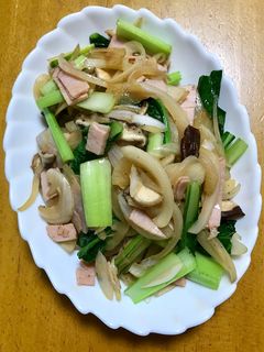 野菜たっぷりハム炒め-レシピのメイン写真