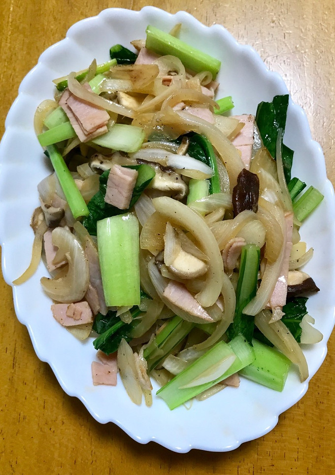 野菜たっぷりハム炒め-レシピのメイン写真
