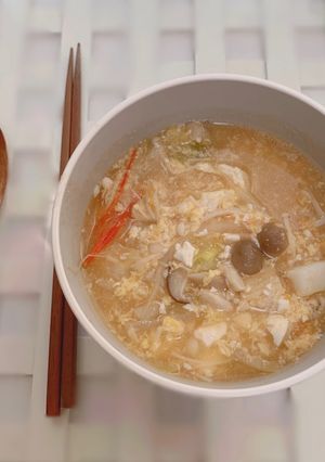 具沢山 ダイエット 酸辣湯スープ-レシピのメイン写真