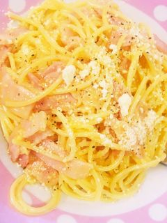 牛乳と生クリーム不要のカルボナーラ-レシピのメイン写真