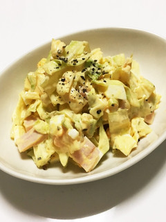キャベツとハムと卵のタルタルサラダ☆-レシピのメイン写真